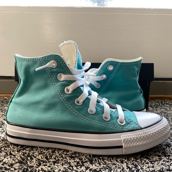 Women’s Converse Archive Green High-Top Sneakers Size 5 - Picture 4 of 9